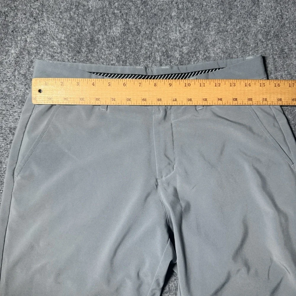 Primo Pants Men 31 Short Gray Golf Joggers Performance Stretch Ankle Zip 31x26